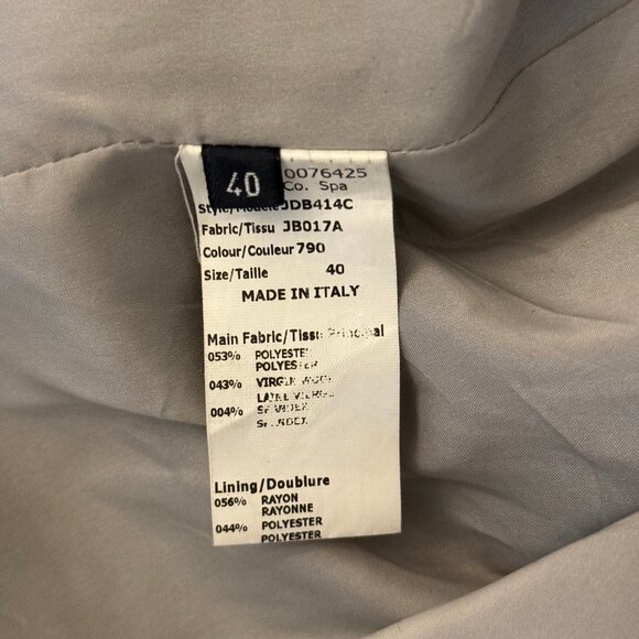 Jil Sander Navy color block dress - Picture 3 of 4